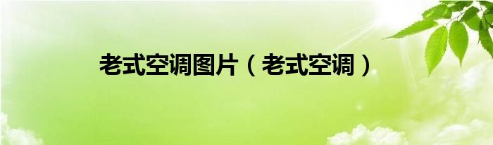 老式空调图片（老式空调）